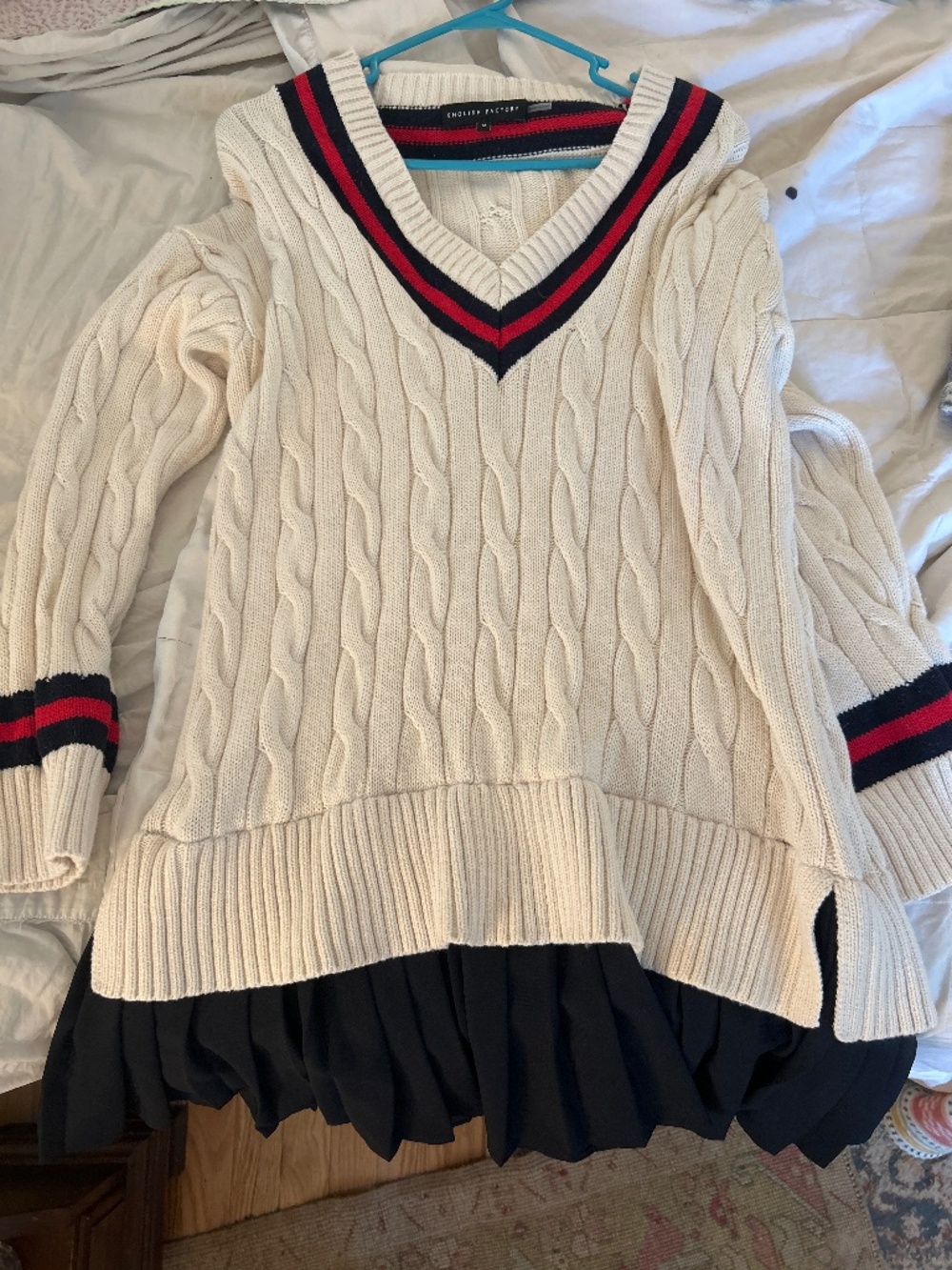 Anthropologie English Factory twofer dress size medium